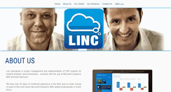 Desktop Screenshot of linc.co.za