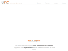 Tablet Screenshot of linc.nl