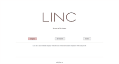 Desktop Screenshot of linc.se
